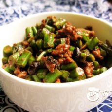 豆豉肉末炒豇豆的做法 豆豉肉末炒豇豆的做法