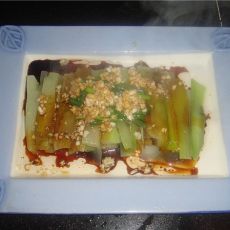 葱油芥兰的做法