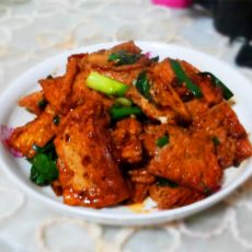 回锅豆腐的做法 回锅豆腐的做法