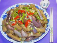 清炒茄子——下酒菜的做法