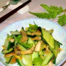 香菇炒黄瓜的做法 香菇炒黄瓜的做法