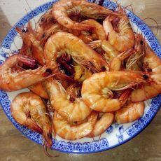 爆炒麻辣鲜虾的做法