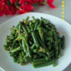 蒜泥麻汁拌豇豆的做法