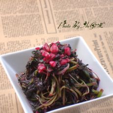 蒜茸红苋菜的做法 蒜茸红苋菜的做法