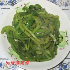 糖醋青椒的做法