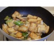 大葱快炒豆腐的做法