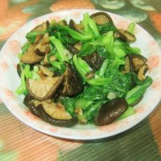香菇小油菜的做法