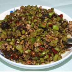 榄菜肉末四季豆的做法 榄菜肉末四季豆的做法
