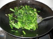 豆豉炒苦麦菜的做法