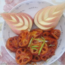 番茄莲藕夹心圈的做法 番茄莲藕夹心圈的做法