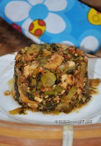 豆干肉末酸菜的做法
