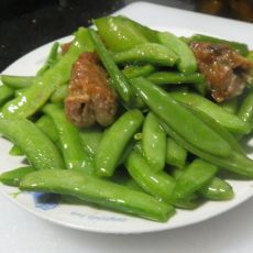 五香炒甜豆的做法 五香炒甜豆的做法