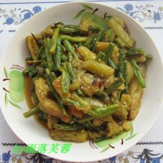 豆角炒茄子的做法