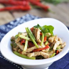香辣肉丝的做法