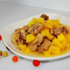菠萝鸭肉的做法