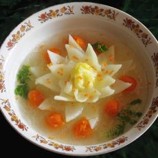 蒸大白菜莲花的做法 蒸大白菜莲花的做法
