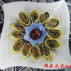 五彩素菜卷的做法 五彩素菜卷的做法