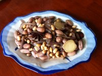 黄豆花生米咸菜的做法
