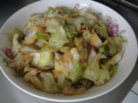 清炒圆白菜的做法