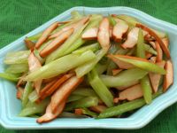 香干炒芹菜的做法