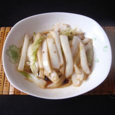 酸辣白菜条的做法