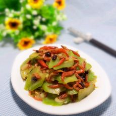 豆豉虾米烧苦瓜的做法 豆豉虾米烧苦瓜的做法