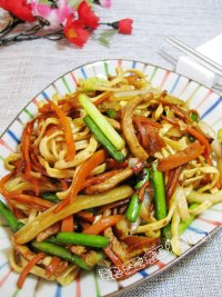 家常炒面的做法