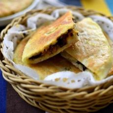 咖喱素馅烙饼的做法 咖喱素馅烙饼的做法