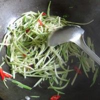醋溜葫芦丝的做法