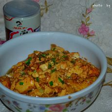 小葱煎豆腐的做法