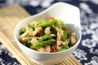 青椒榨菜肉丝的做法