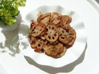 孜然藕片的做法
