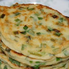 韭菜豆渣饼的做法