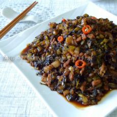 我家的经典菜式——酱香 肉末雪菜的做法 我家的经典菜式——酱香 肉末雪菜的做法