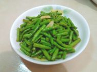 干煸豇豆的做法