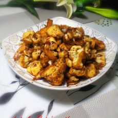 干煸香菇酱花菜的做法 干煸香菇酱花菜的做法