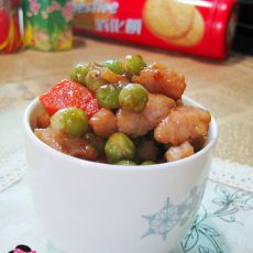 青豆炒肉粒的做法 青豆炒肉粒的做法