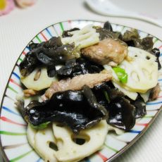 藕片炒木耳的做法 藕片炒木耳的做法