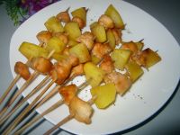 鸡丁土豆串的做法