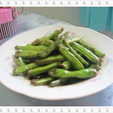 干煸刀豆的做法