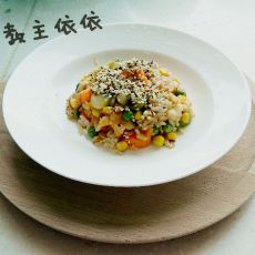 猕猴桃坚果炒饭的做法 猕猴桃坚果炒饭的做法