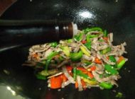 小炒卤牛肉的做法