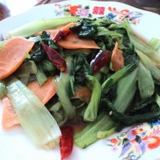 清炒油菜的做法
