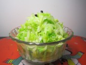 炝包菜丝的做法