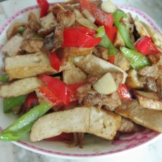 卤香干炒肉的做法 卤香干炒肉的做法