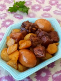 炖肉烩土豆的做法
