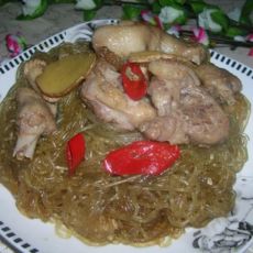 鹅肉焖粉条的做法 鹅肉焖粉条的做法