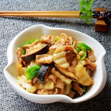 香菇山药炒肉片的做法 香菇山药炒肉片的做法