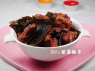腐乳海带烧肉的做法