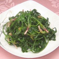 清炒菠菜的做法